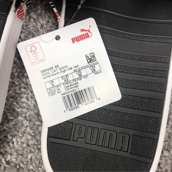 ✔️PUMA COOL CAT ECHO MENS SANDALS / FLIP FLOPS - Picture 12 of 12